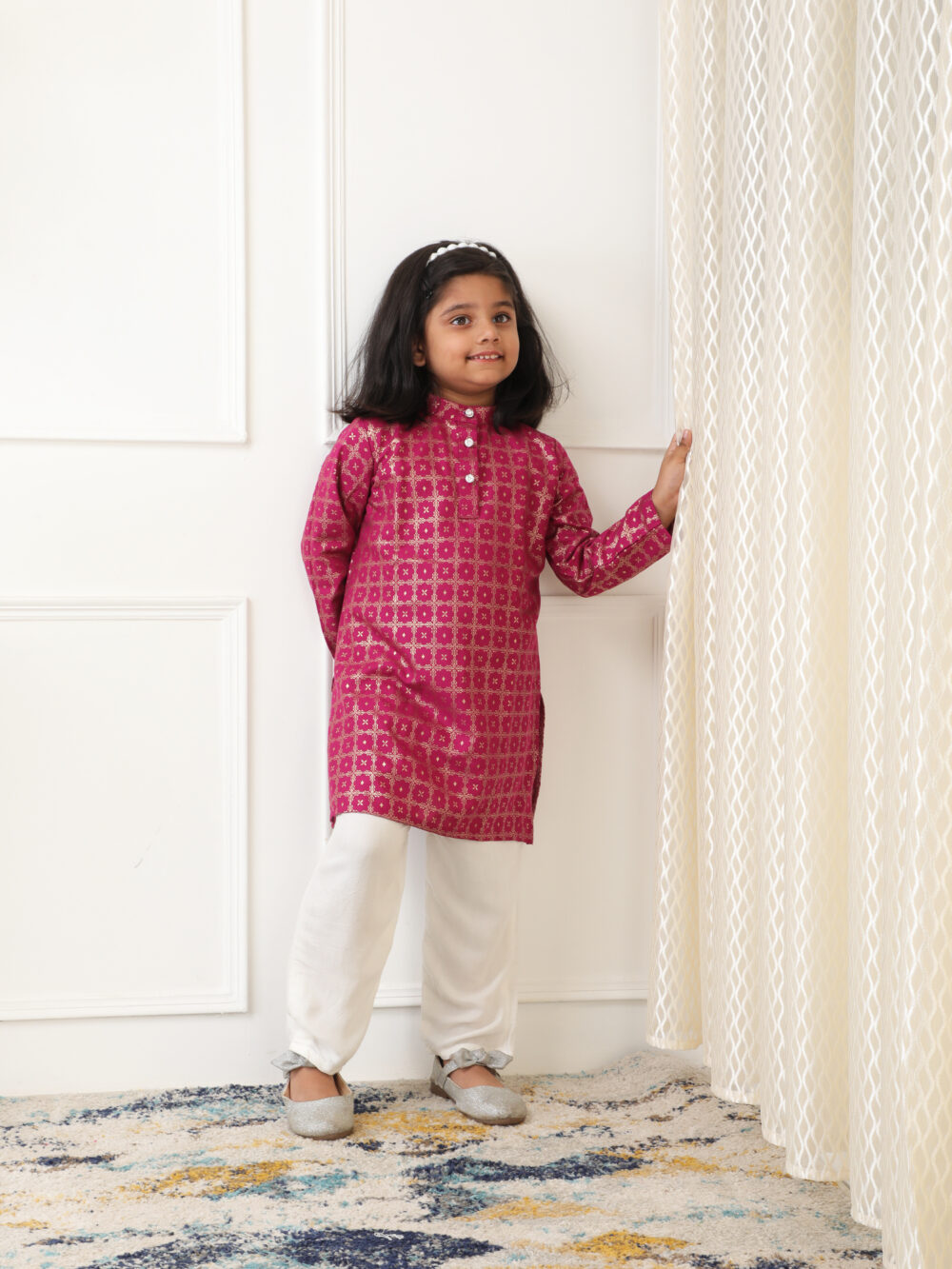 Girls kurta Pajama / Ethnic set/ Ethnic wear - Image 2